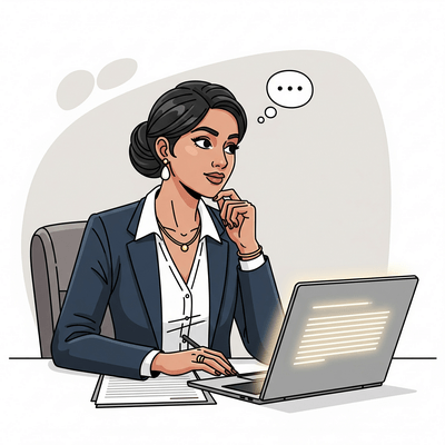 client giving feedback to freelance writer